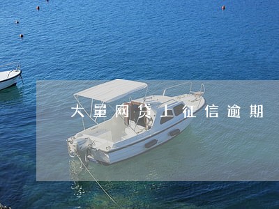 大量网贷上征信逾期 大量网贷上征信逾期