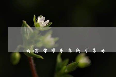 天宸律师事务所可靠吗 天宸律师事务所可靠吗