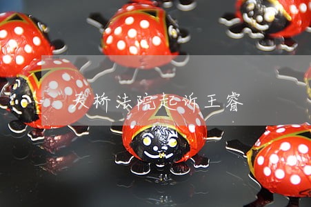 天桥法院起诉王睿 天桥法院起诉王睿