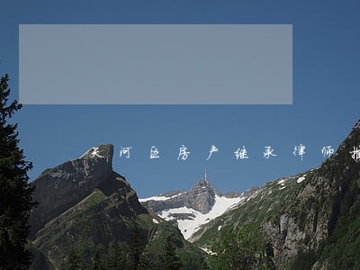 天河区房产继承律师推荐 天河区房产继承律师推荐