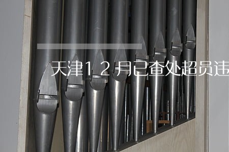 天津12月已查处超员违法3起 天津12月已查处超员违法3起