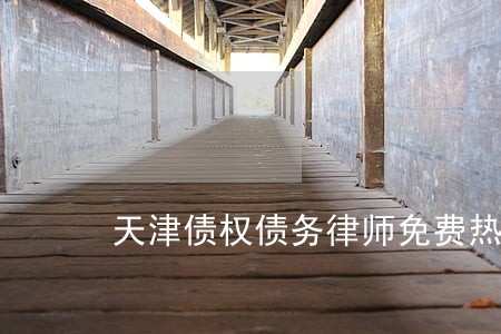 天津债权债务律师免费热线 天津债权债务律师免费热线