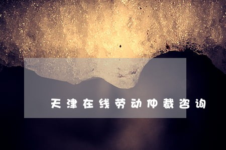 天津在线劳动仲裁咨询 天津在线劳动仲裁咨询