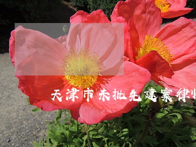 天津市未批先建案律师事务所