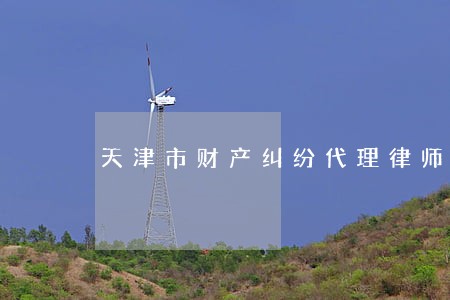天津市财产纠纷代理律师 天津市财产纠纷代理律师