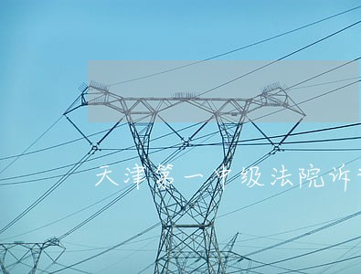 天津第一中级法院诉讼标的管辖 天津第一中级法院诉讼标的管辖