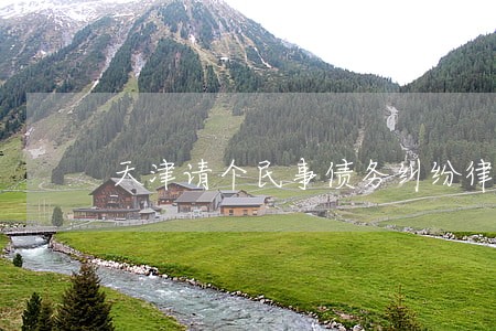 天津请个民事债务纠纷律师推荐 天津请个民事债务纠纷律师推荐