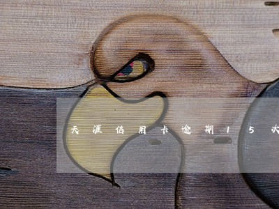 天涯信用卡逾期15次 天涯信用卡逾期15次