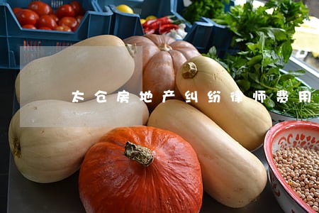 太仓房地产纠纷律师费用 太仓房地产纠纷律师费用