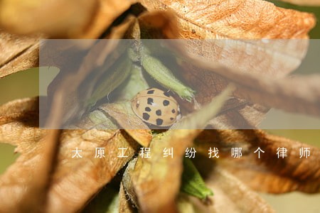 太原工程纠纷找哪个律师好 太原工程纠纷找哪个律师好