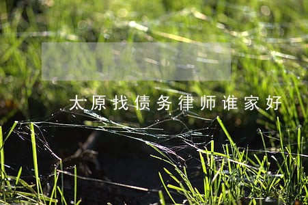 太原找债务律师谁家好 太原找债务律师谁家好