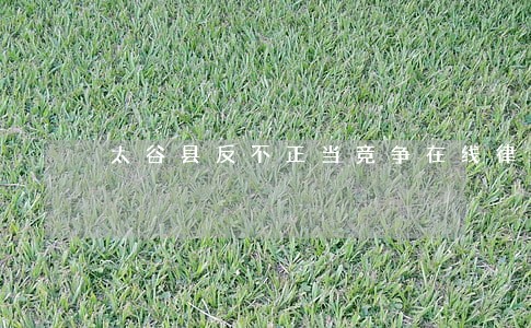 太谷县反不正当竞争在线律师 太谷县反不正当竞争在线律师