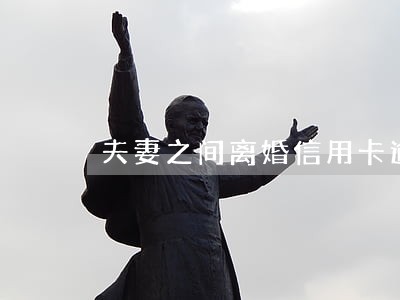 夫妻之间离婚信用卡逾期怎么办 夫妻之间离婚信用卡逾期怎么办