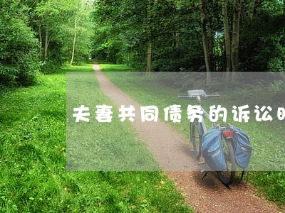 夫妻共同债务的诉讼时效 夫妻共同债务的诉讼时效