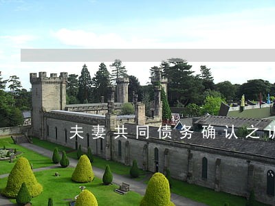 夫妻共同债务确认之诉诉讼时效