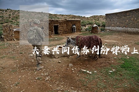 夫妻共同债务纠纷律师上诉 夫妻共同债务纠纷律师上诉