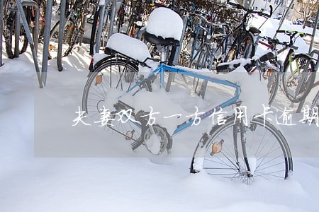 夫妻双方一方信用卡逾期
