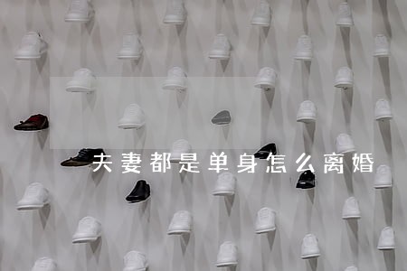 夫妻都是单身怎么离婚 夫妻都是单身怎么离婚