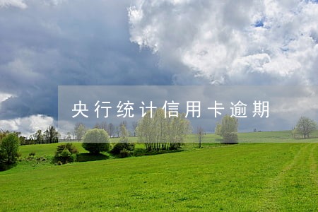 央行统计信用卡逾期 央行统计信用卡逾期