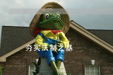 夯实法制之基 夯实法制之基