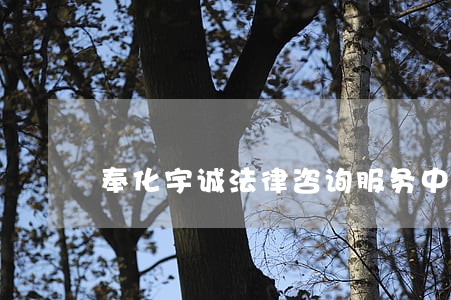 奉化宇诚法律咨询服务中心