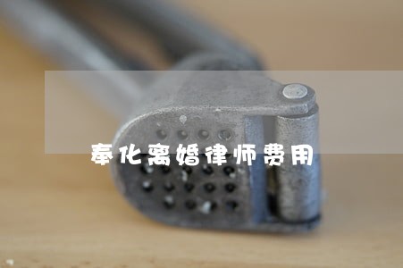 奉化离婚律师费用 奉化离婚律师费用
