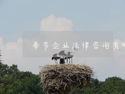 奉节企业法律咨询有哪些 奉节企业法律咨询有哪些