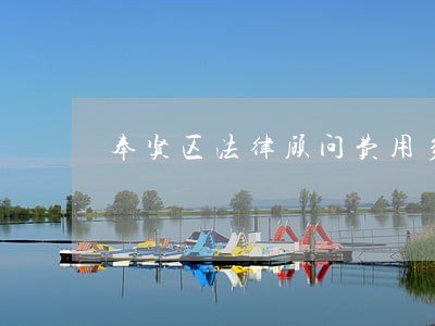 奉贤区法律顾问费用多少 奉贤区法律顾问费用多少