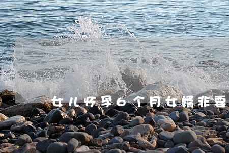 女儿怀孕6个月女婿非要离婚 女儿怀孕6个月女婿非要离婚