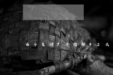 女子支付7千逾期42天 女子支付7千逾期42天