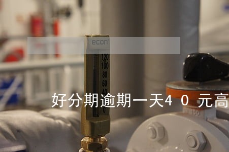 好分期逾期一天40元高息