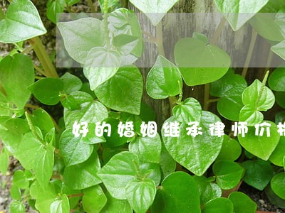 好的婚姻继承律师价格服务周到