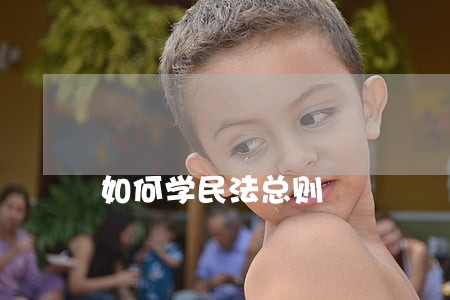 如何学民法总则