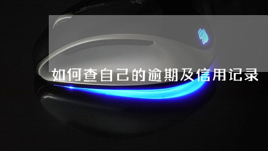 如何查自己的逾期及信用记录 如何查自己的逾期及信用记录