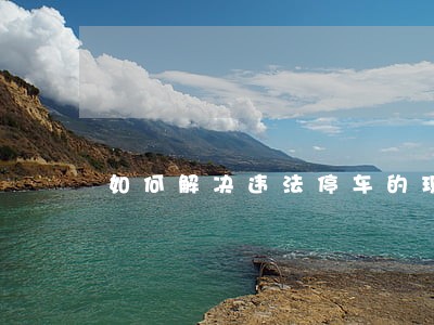 如何解决违法停车的现象论文 如何解决违法停车的现象论文