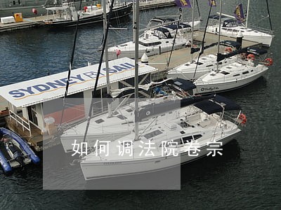 如何调法院卷宗 如何调法院卷宗