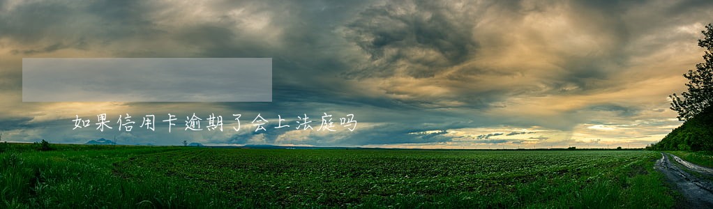 如果信用卡逾期了会上法庭吗 如果信用卡逾期了会上法庭吗