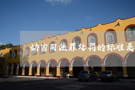 妨害司法罪处罚的标准是什么