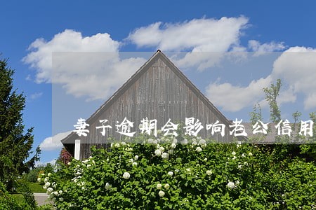 妻子逾期会影响老公信用 妻子逾期会影响老公信用