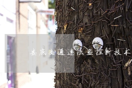 娄底交通违法监控新技术 娄底交通违法监控新技术