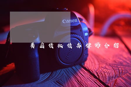娄底债权债务律师介绍 娄底债权债务律师介绍
