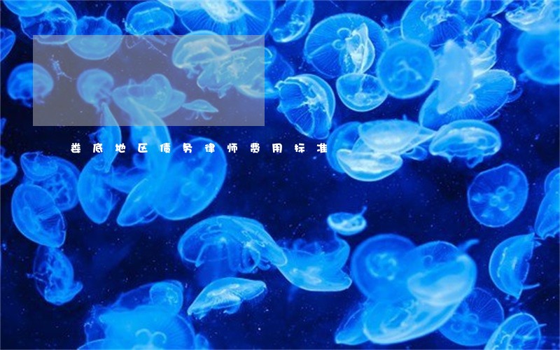 娄底地区债务律师费用标准 娄底地区债务律师费用标准