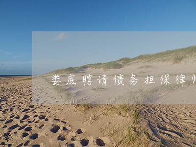 娄底聘请债务担保律师哪里找 娄底聘请债务担保律师哪里找