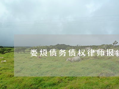 娄烦债务债权律师报价方案