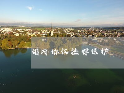 婚内协议法律保护 婚内协议法律保护