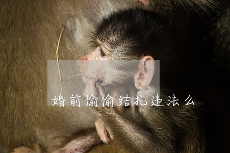 婚前偷偷结扎违法么 婚前偷偷结扎违法么