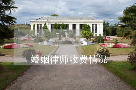 婚姻律师收费情况 婚姻律师收费情况