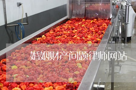 婚姻财产问题律师网站 婚姻财产问题律师网站