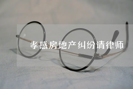 孝感房地产纠纷请律师 孝感房地产纠纷请律师
