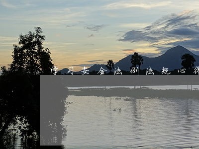 学习安全法例法规心得体会专题 学习安全法例法规心得体会专题
